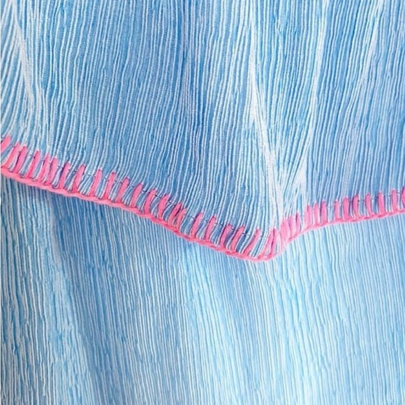 Lily Pulitzer XXS - can fit some Smalls - Blue Emmeline One Sh. Dress Worn 2x - Picture 4 of 4